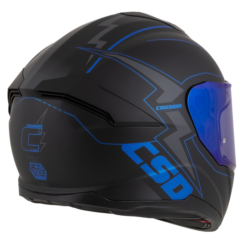 Kask motocyklowy Integral Cassida Integral GT 2.1 Flash black-blue-grey