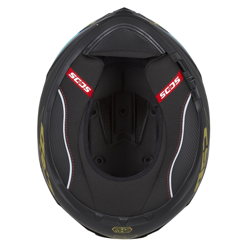 Kask motocyklowy Cassida Integral GT 2.1 Flash czarno-złoto-szary