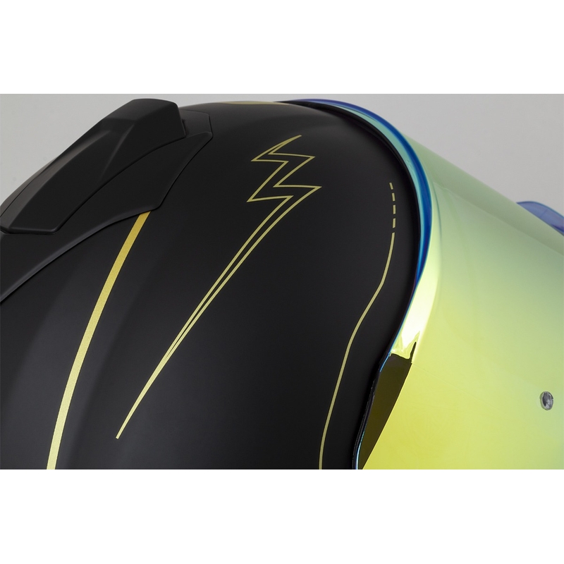 Kask motocyklowy Cassida Integral GT 2.1 Flash czarno-złoto-szary