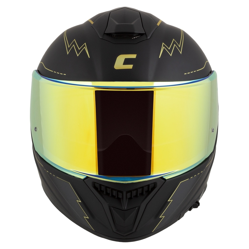 Kask motocyklowy Cassida Integral GT 2.1 Flash czarno-złoto-szary