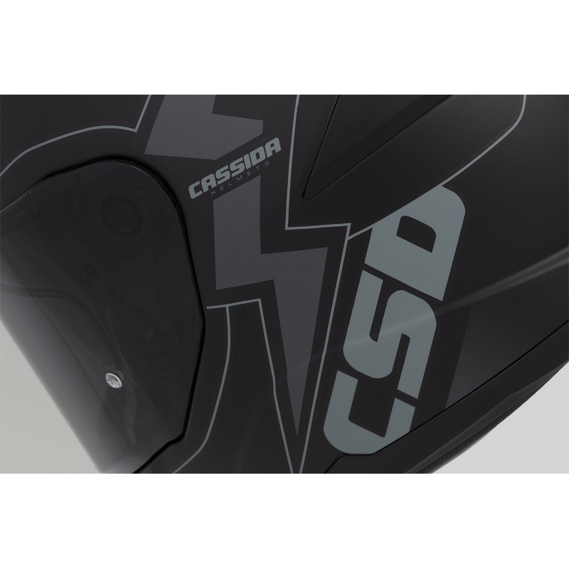 Kask motocyklowy Cassida Integral GT 2.1 Flash Black-Grey Integral.