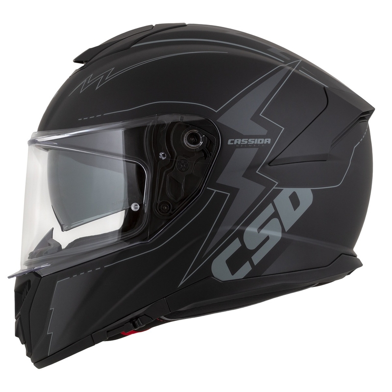 Kask motocyklowy Cassida Integral GT 2.1 Flash Black-Grey Integral.