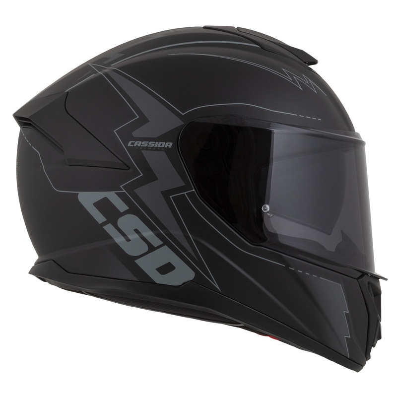 Kask motocyklowy Cassida Integral GT 2.1 Flash Black-Grey Integral.
