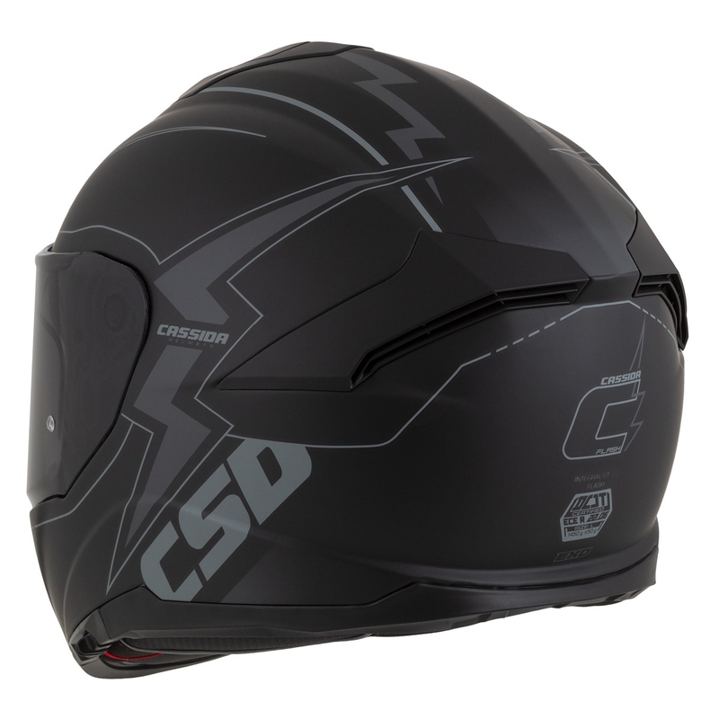 Kask motocyklowy Cassida Integral GT 2.1 Flash Black-Grey Integral.