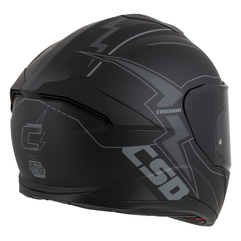 Kask motocyklowy Cassida Integral GT 2.1 Flash Black-Grey Integral.