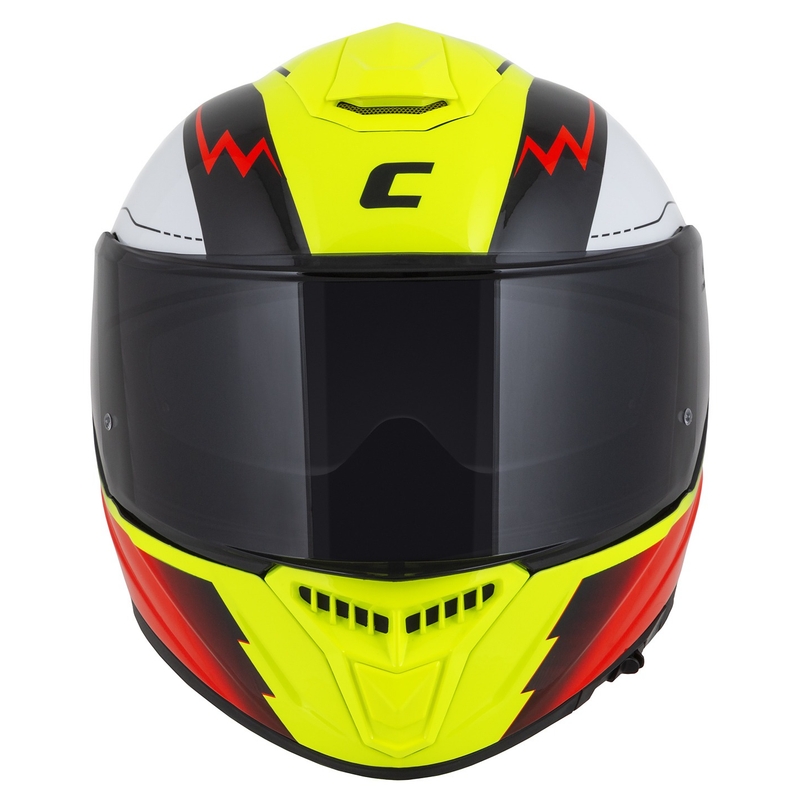 Integral kask motocyklowy Cassida Integral GT 2.1 Flash fluo yellow-red-black-white.