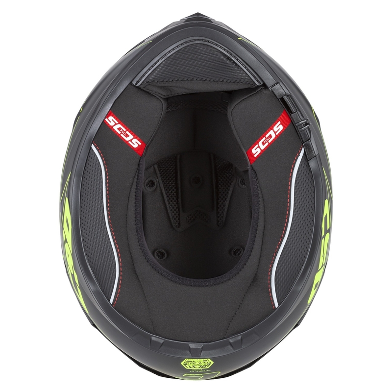 Kask motocyklowy Integral Cassida Integral GT 2.1 Flash black-fluo yellow-grey