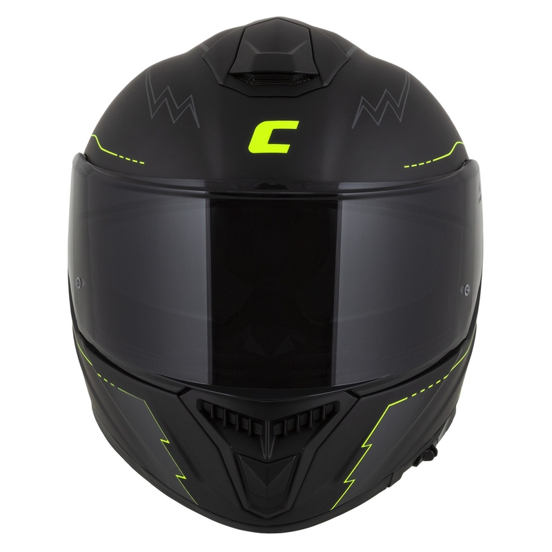 Kask motocyklowy Integral Cassida Integral GT 2.1 Flash black-fluo yellow-grey