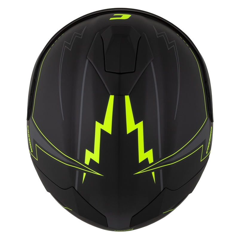 Kask motocyklowy Integral Cassida Integral GT 2.1 Flash black-fluo yellow-grey