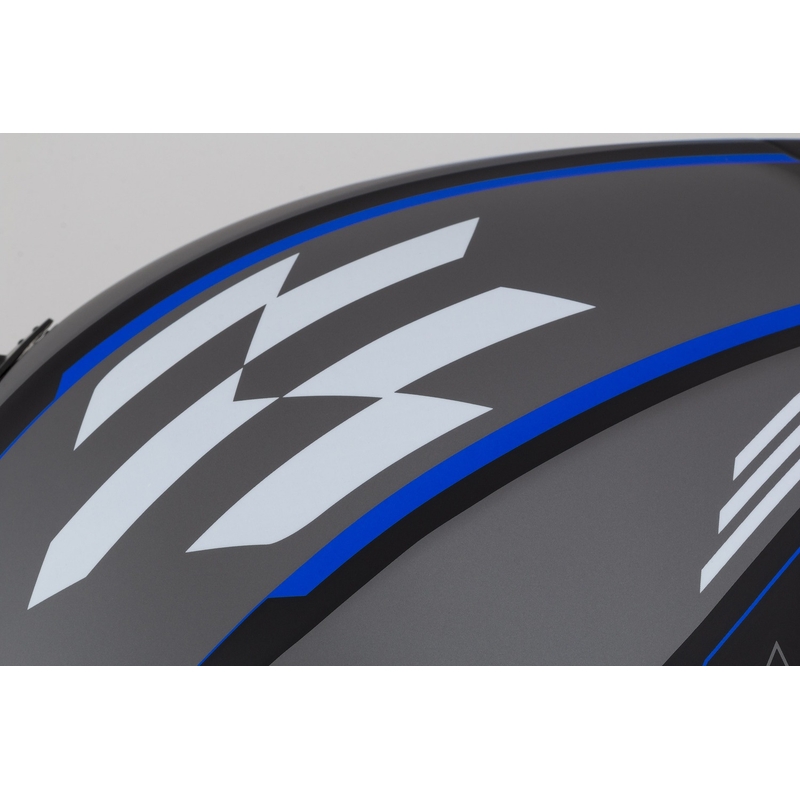 Integralny kask motocyklowy Cassida Integral 3.0 RoxoR czarno-szaro-niebieski