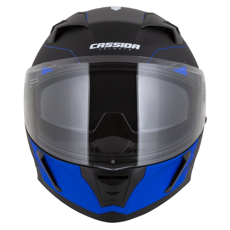 Integralny kask motocyklowy Cassida Integral 3.0 RoxoR czarno-szaro-niebieski