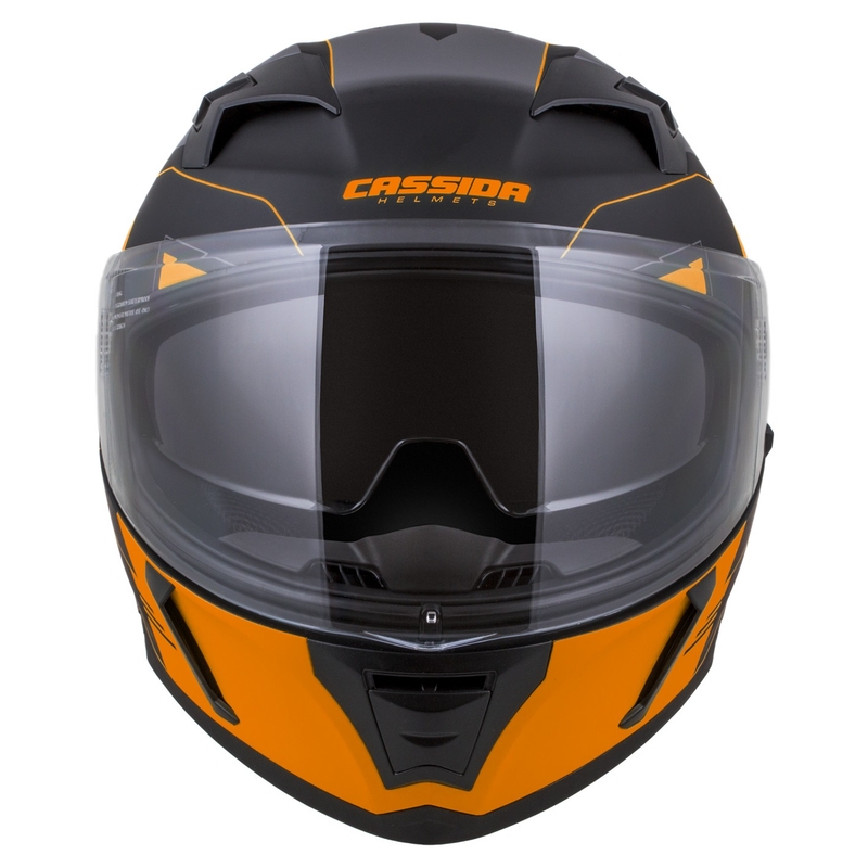 Integralny kask motocyklowy Cassida Integral 3.0 RoxoR czarno-pomarańczowy