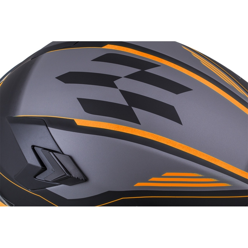 Integralny kask motocyklowy Cassida Integral 3.0 RoxoR czarno-pomarańczowy