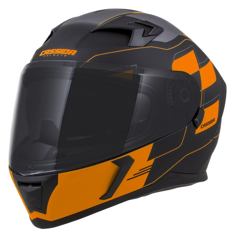 Integralny kask motocyklowy Cassida Integral 3.0 RoxoR czarno-pomarańczowy