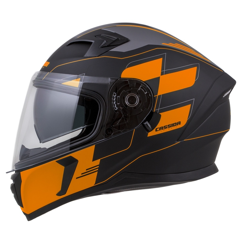 Integralny kask motocyklowy Cassida Integral 3.0 RoxoR czarno-pomarańczowy