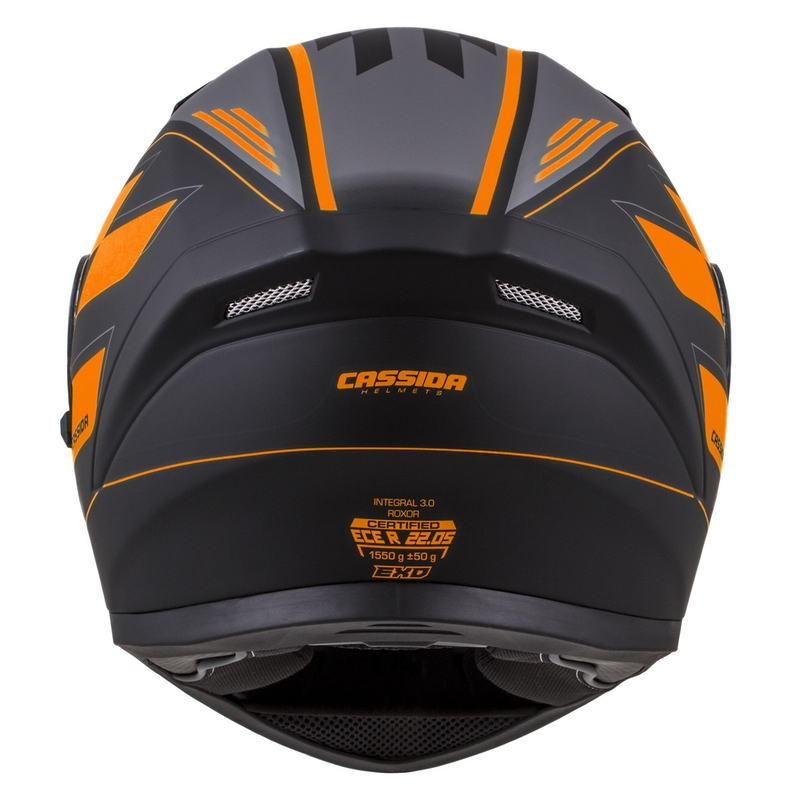 Integralny kask motocyklowy Cassida Integral 3.0 RoxoR czarno-pomarańczowy
