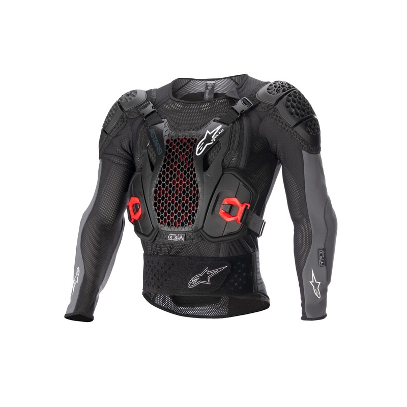 Alpinestars Bionic Plus 2 ochraniacz na ciało czarno-szaro-czerwony
