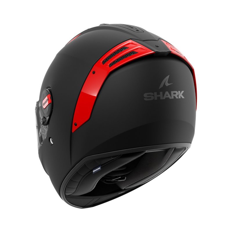 Integralny kask motocyklowy SHARK SPARTAN RS Blank SP czarno-czerwony matowy