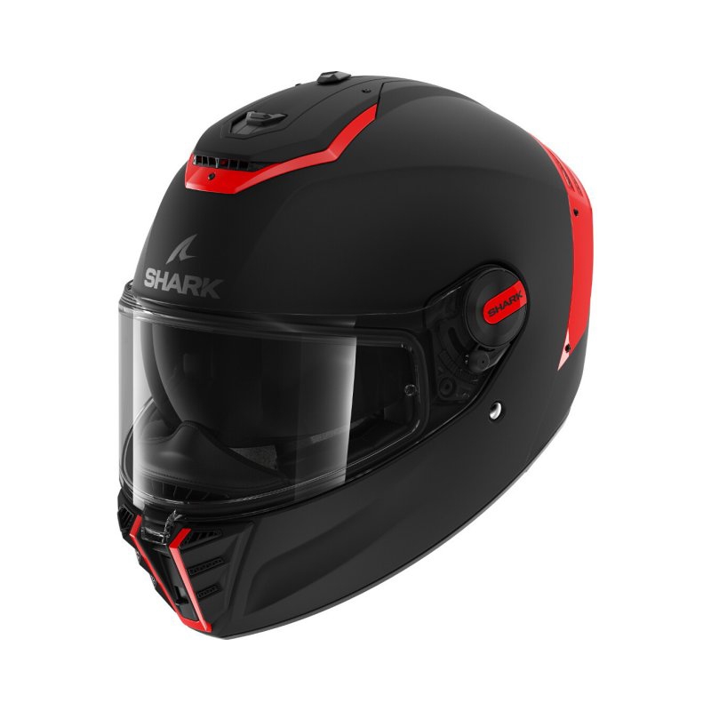 Integralny kask motocyklowy SHARK SPARTAN RS Blank SP czarno-czerwony matowy