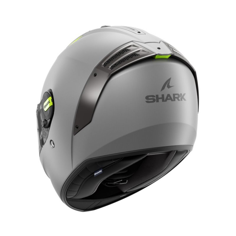 Integralny kask motocyklowy SHARK SPARTAN RS Blank SP szaro-fluo żółty
