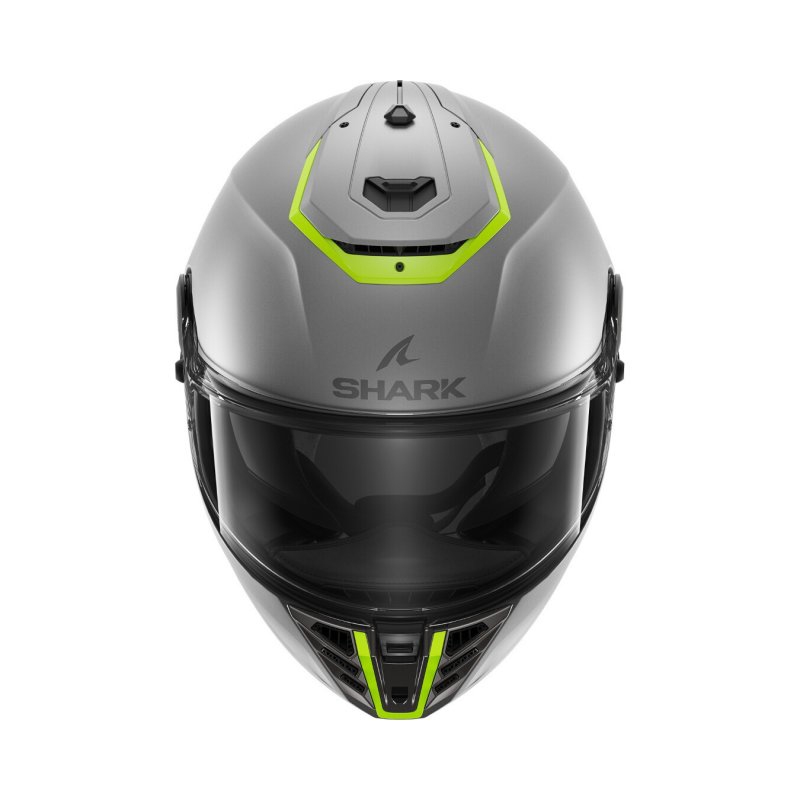 Integralny kask motocyklowy SHARK SPARTAN RS Blank SP szaro-fluo żółty
