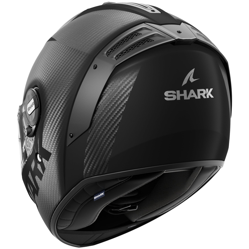 Integralny kask motocyklowy SHARK SPARTAN RS Carbon Skin 2023 czarny mat