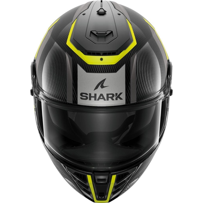 Integralny kask motocyklowy SHARK SPARTAN RS Carbon Shawn black-grey-fluo yellow