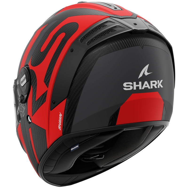 Integralny kask motocyklowy SHARK SPARTAN RS Carbon Shawn Mat black-red