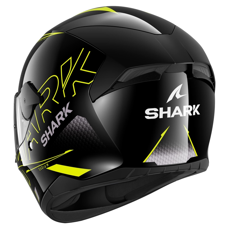 Integralny kask motocyklowy SHARK D-SKWAL 2 Cadium black-yellow