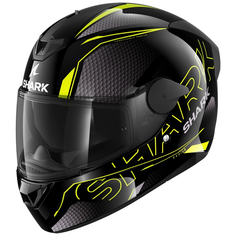 Integralny kask motocyklowy SHARK D-SKWAL 2 Cadium black-yellow