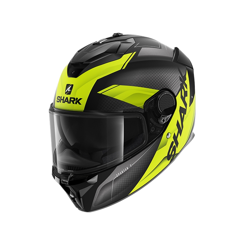 Kask integralny SHARK SPARTAN GT Elgen antracytowo-fluo żółty