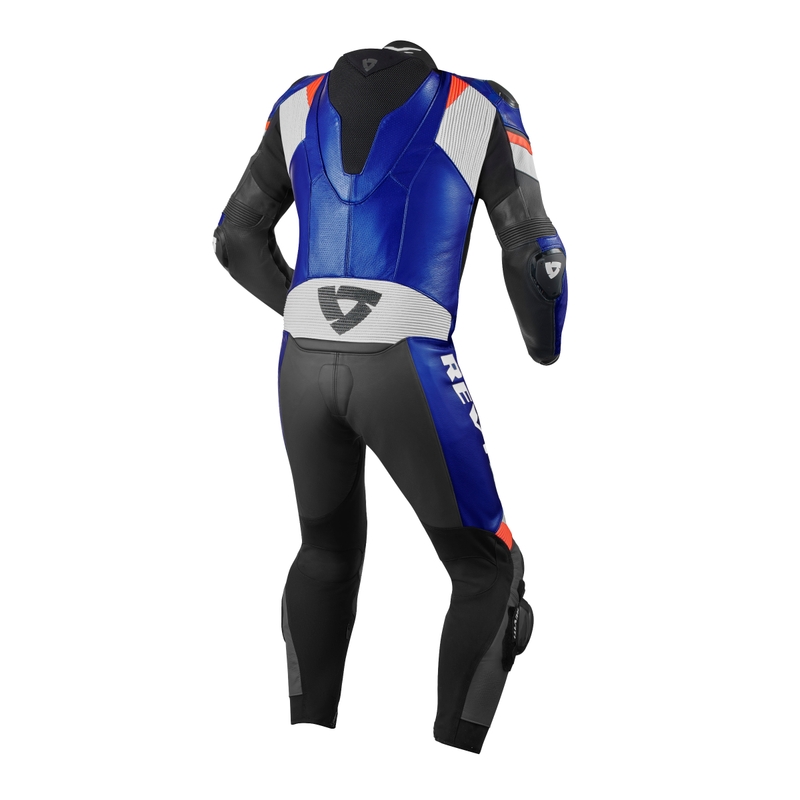 Jednoczęściowy kombinezon motocyklowy Revit Hyperspeed 2 czarno-niebieski wyprzedaż