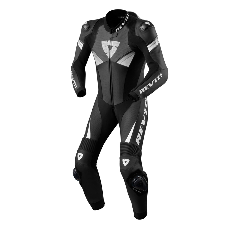 Kombinezon motocyklowy jednoczęściowy Revit Argon 2 w kolorze czarno-białym