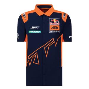 KTM Red Bull Racing Official Teamline shirt niebiesko-pomarańczowy