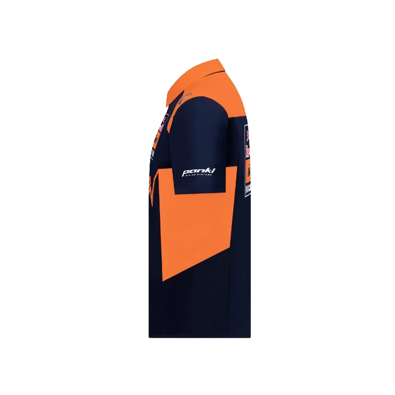 KTM Red Bull Racing Official Teamline shirt niebiesko-pomarańczowy wyprzedaż