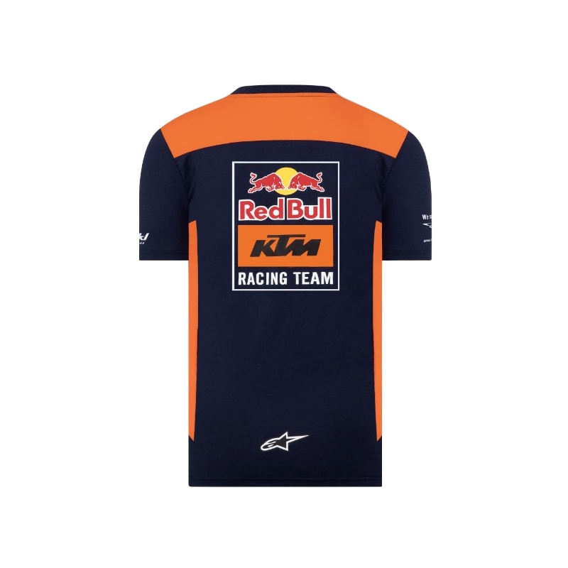 KTM Red Bull Racing Official Teamline T-shirt niebieski i pomarańczowy