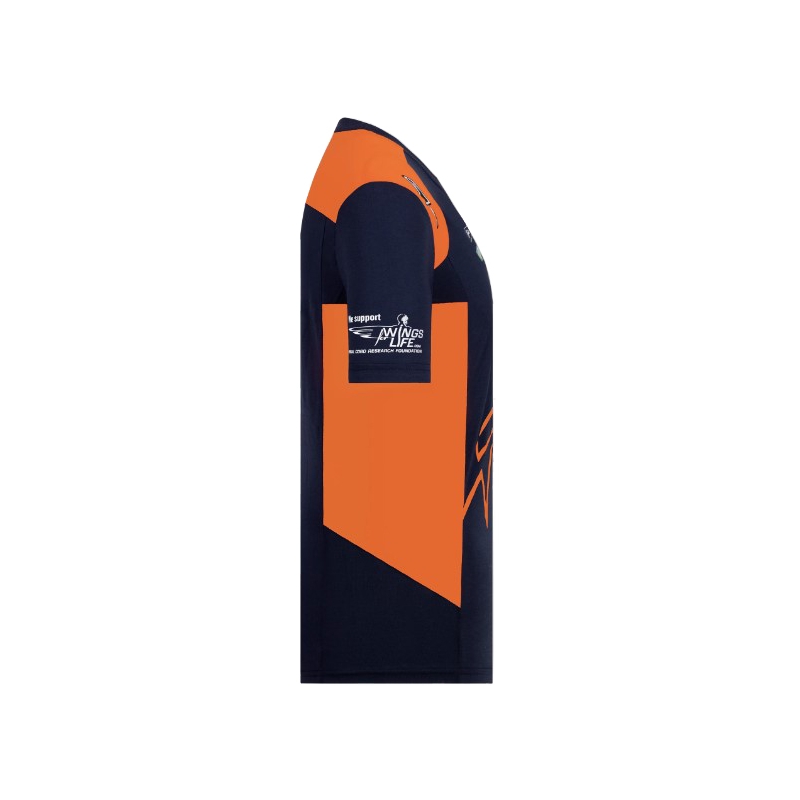 KTM Red Bull Racing Official Teamline T-shirt niebieski i pomarańczowy