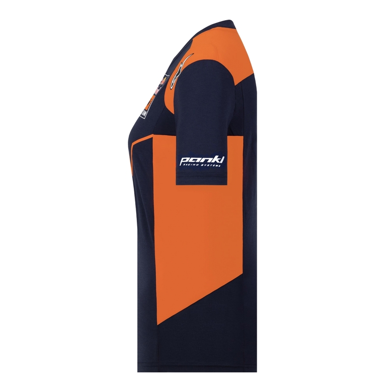 Damska koszulka KTM Red Bull Racing Official Teamline niebiesko-pomarańczowa wyprzedaż