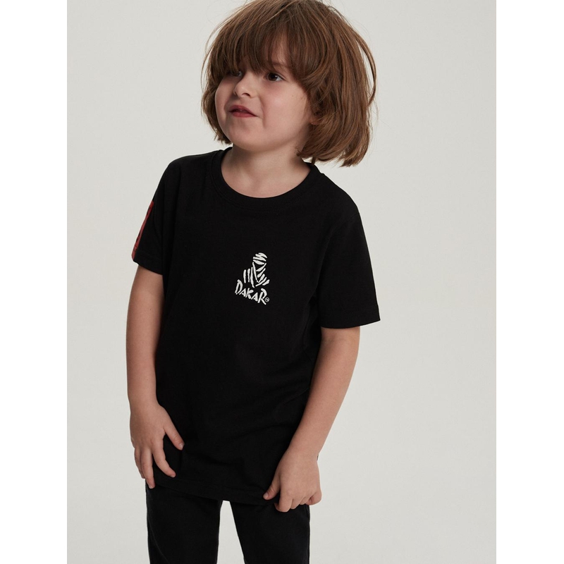 Koszulka dziecięca DAKAR DKR KID 322 czarna
