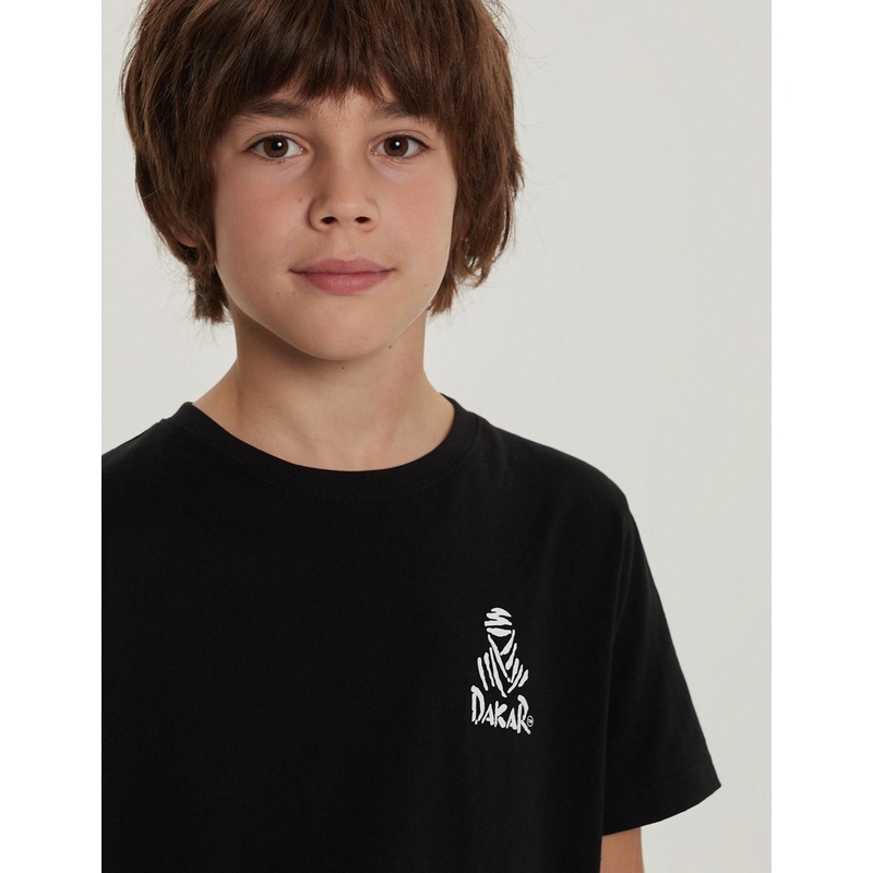 Koszulka dziecięca DAKAR DKR KID 322 czarna