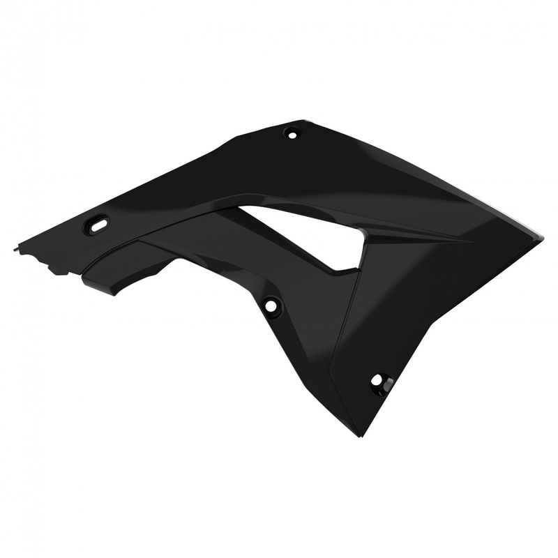 Radiator scoops POLISPORT (pair) restyling Black