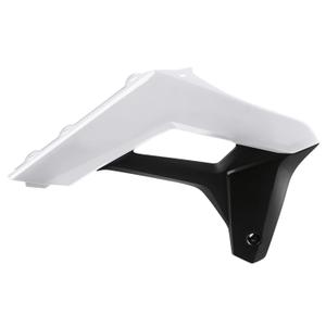 Radiator scoops POLISPORT 8424700002 (pair) white / black