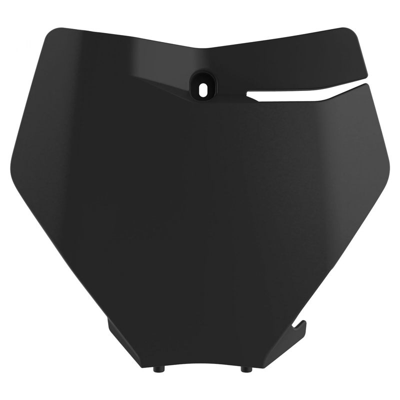 Number plate POLISPORT Replica Parts black