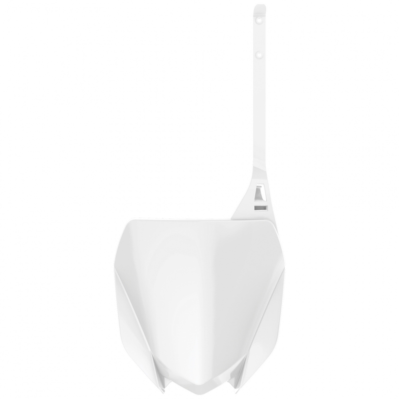 Number plate POLISPORT white