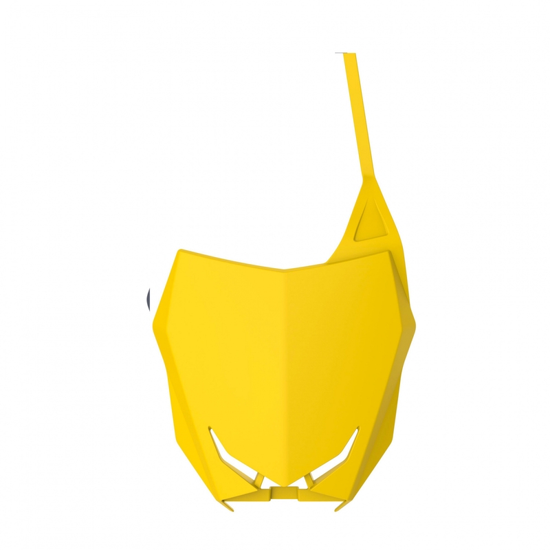 Number plate POLISPORT restyling Yellow