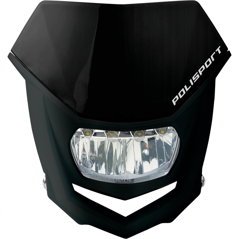 Headlight POLISPORT HALO LED Black/Black