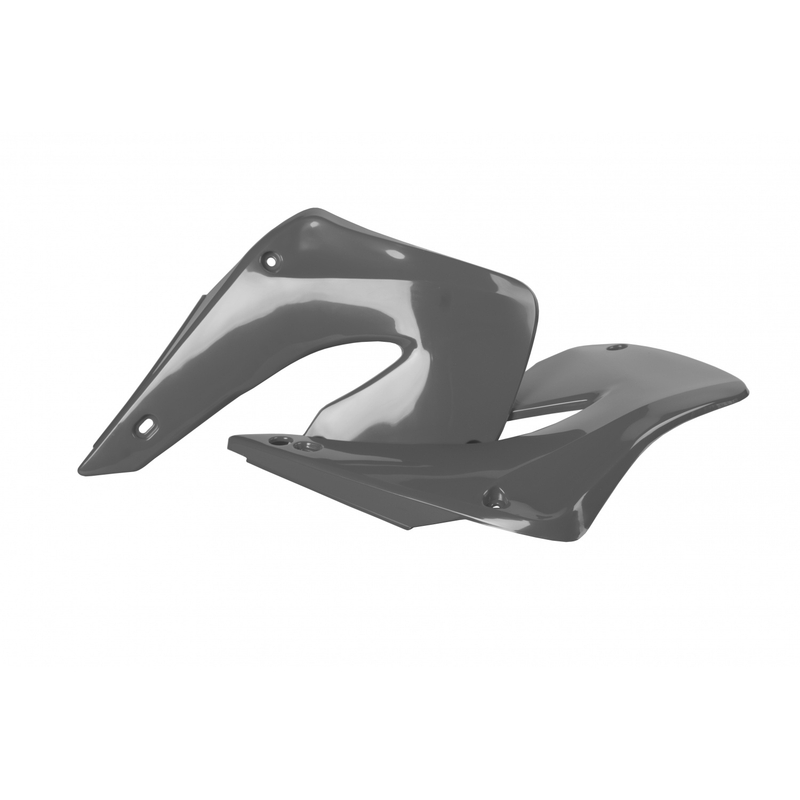 Radiator Scoops POLISPORT Nardo Grey for HONDA CR 125 R 2000-2001, HONDA CR 250 R 2000-2001