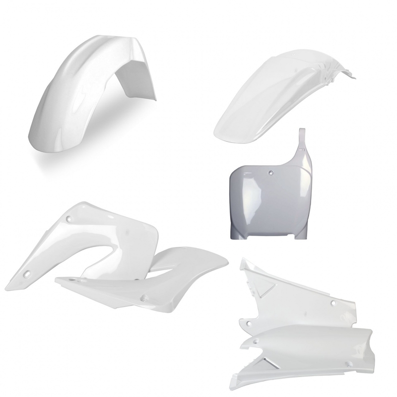 Plastic body kit POLISPORT White for HONDA CR 125 R 2000-2001, HONDA CR 250 R 2000-2001