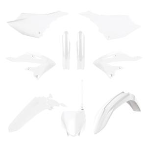 Plastic body kit POLISPORT 91128 White