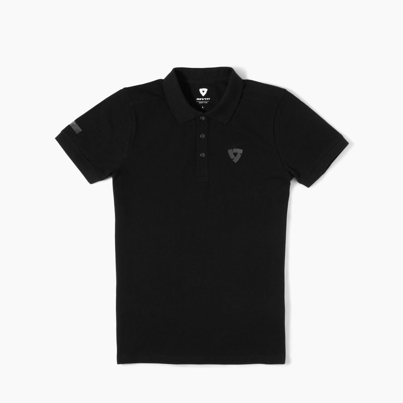 Koszulka polo Revit Throwback czarna wyprzedaż